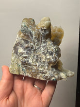 Load image into Gallery viewer, 4.5” Polished Native Copper in Chrysocolla and Botryoidal Chalcedony — Display Specimen (Indonesia)