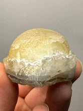 Load image into Gallery viewer, Rare Botryoidal Yellow Fluorite on Quartz Matrix Collector Mineral Specimen – Maharashtra, India