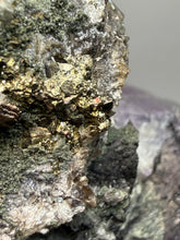 Load image into Gallery viewer, Fluorite Cluster with Mica & Chalcopyrite | Cabinet Specimen | Yaogangxian Mine, Chenzhou, Hunan Province, China