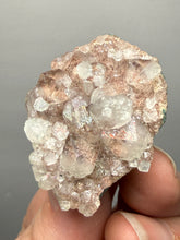 Load image into Gallery viewer, Pink Apophyllite on Red & Green Heulandite – Deccan Traps, Maharashtra, India