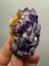Load image into Gallery viewer, Premium Hematite-Phantom Deep Magenta Ametrine Cluster | Deccan Traps, India | Collector Mineral Specimen