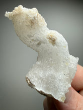 Load image into Gallery viewer, RARE COMBO Moroccan Ram’s Horn Selenite (Gypsum) with Yellow Botryoidal Fluorite Display Specimen