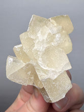 Load image into Gallery viewer, Rare Druzy Golden “Diamond” Calcite on Zeolite Matrix — Maharashtra, India | Collector Cabinet Specimen
