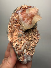 Load image into Gallery viewer, Rare Red Druzy Apophyllite with Red Stilbite Cluster | India | Collector Mineral Specimen