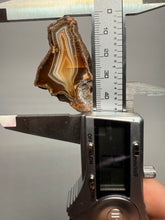 Load image into Gallery viewer, High-Grade Indonesian Sumatra Agate Pair – Vibrant Banded Chalcedony with Rich Color Zoning | Ethical Lapidary & Collector Display Specimens
