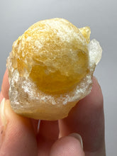 Load image into Gallery viewer, Rare Botryoidal Yellow Fluorite on Quartz Matrix Collector Mineral Specimen – Maharashtra, India