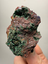Load image into Gallery viewer, Brochantite Collector Mineral Specimen – Vivid Green Copper Crystals from Morocco