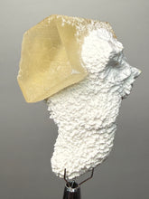 Load image into Gallery viewer, Rare Druzy Golden “Diamond” Calcite on Zeolite Matrix — Maharashtra, India | Collector Cabinet Specimen
