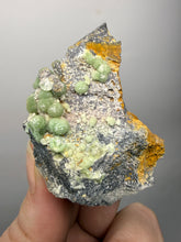 Load image into Gallery viewer, High-Grade Green Wavellite Collectors Specimen - Radiating Botryoidal Crystal Formation - Arkansas, USA