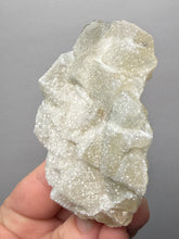 Load image into Gallery viewer, Rare Druzy Golden “Diamond” Calcite on Zeolite Matrix — Maharashtra, India | Collector Cabinet Specimen