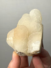 Load image into Gallery viewer, High-Grade “Dream Cloud” Druzy Chalcedony Stalactite — Maharashtra, India (Collector Display Specimen)
