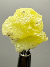 Load image into Gallery viewer, Vibrant Yellow Brucite Thumbnail Mineral Specimen | Collector Crystal from Killa Saifullah District in Balochistan Province, Pakistan