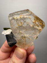 Load image into Gallery viewer, Dark Green Cap Stak Nala Tourmaline w Cleavelandite and Quartz Matrix – Haramosh Mountains, Pakistan