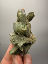 Load image into Gallery viewer, Chlorite-Included Quartz Cluster (Green Phantom Quartz) | Pakistan Mineral Specimen