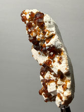 Load image into Gallery viewer, Hessonite Garnet on Feldspar | Mineral Collector Specimen | Pakistan