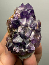 Load image into Gallery viewer, Premium Hematite-Phantom Deep Magenta Ametrine Cluster | Deccan Traps, India | Collector Mineral Specimen