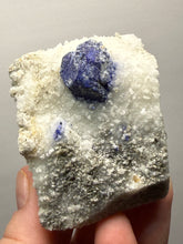 Load image into Gallery viewer, Afghan Lazurite Specimen | Deep Blue Lapis-Grade Crystal on Matrix | Collector Display Mineral