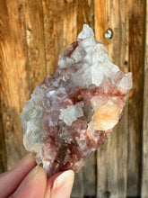 Load image into Gallery viewer, Red & Green Apophyllite + Peach Scolecite • RARE, High Grade • Maharashtra, India