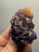 Load image into Gallery viewer, Premium Hematite-Phantom Deep Magenta Ametrine Cluster | Deccan Traps, India | Collector Mineral Specimen