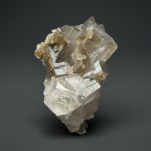 Load image into Gallery viewer, Isometric Fluorite & Scalenohedral Calcite Specimen | Pakistan Mineral Collector Display Piece