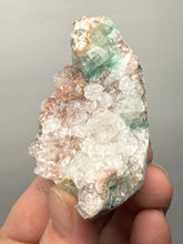 Load image into Gallery viewer, Green Apophyllite on Red & Green Heulandite – Deccan Traps, Maharashtra, India