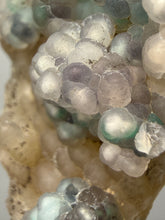 Load image into Gallery viewer, Blue-Green Chrysocolla in Botryoidal Chalcedony Cabinet Specimen | Indonesia