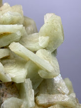 Load image into Gallery viewer, High-Grade Green Heulandite on Peach Stilbite Crystal Cluster | Deccan Traps, Maharashtra, India | Collector Mineral Specimen
