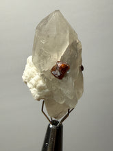 Load image into Gallery viewer, High-Grade Naturally Faceted Red Spessartine Garnet on Matrix — Skardu, Pakistan