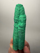 Load image into Gallery viewer, 3.5” Double Druzy Malachite Stalactite — Botryoidal “Cave” Formation | DR Congo | Collector Mineral Specimen
