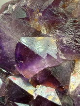 Load image into Gallery viewer, Premium Hematite-Phantom Deep Magenta Ametrine Cluster | Deccan Traps, India | Collector Mineral Specimen