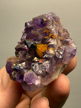 Load image into Gallery viewer, Premium Hematite-Phantom Deep Magenta Ametrine Cluster | Deccan Traps, India | Collector Mineral Specimen