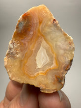 Load image into Gallery viewer, Polished Malawi Agate Half – High-Grade African Banded Agate Display Specimen