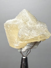 Load image into Gallery viewer, Rare Druzy Golden “Diamond” Calcite on Zeolite Matrix — Maharashtra, India | Collector Cabinet Specimen