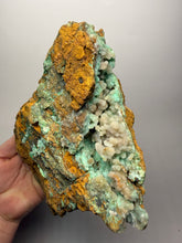 Load image into Gallery viewer, 8” Druzy Mint Green Smithsonite Cluster — Indonesia | Collector Mineral Specimen