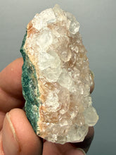Load image into Gallery viewer, Pink Apophyllite on Red & Green Heulandite – Deccan Traps, Maharashtra, India