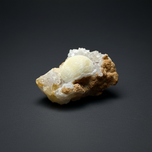 Load image into Gallery viewer, Rare Botryoidal Yellow Fluorite on Quartz Matrix Collector Mineral Specimen – Maharashtra, India