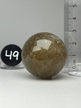 Load image into Gallery viewer, Golden Rutile Quartz (AKA Golden Angel Hair Quartz) Sphere
