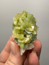 Load image into Gallery viewer, High-Grade Green Heulandite on Peach Stilbite Crystal Cluster | Deccan Traps, Maharashtra, India | Collector Mineral Specimen