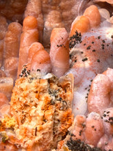 Load image into Gallery viewer, “Goblin Chalcedony” Pink & Orange Druzy Botryoidal Stalactites — Tichka Massif, High Atlas, Morocco