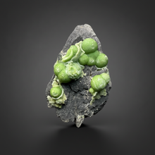 Load image into Gallery viewer, High-Grade Green Wavellite Collectors Specimen - Radiating Botryoidal Crystal Formation - Arkansas, USA