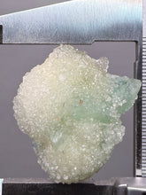 Load image into Gallery viewer, Luminous Mint Apophyllite with Glittering Druzy Sugar Quartz – India