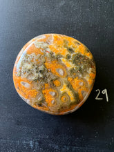 Load image into Gallery viewer, Bumblebee Jasper Agate Palm Stone from West Java, Indonesia • AAA High Grade