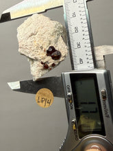 Load image into Gallery viewer, High-Grade Naturally Faceted Red Spessartine Garnet on Matrix — Skardu, Pakistan
