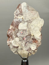 Load image into Gallery viewer, Lustrous Apophyllite over Red Heulandite (Zeolite Pocket) — Deccan Traps, Maharashtra, India