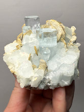 Load image into Gallery viewer, Premium Aquamarine with Mica on Matrix Collector Mineral Specimen – Nagar Valley, Pakistan