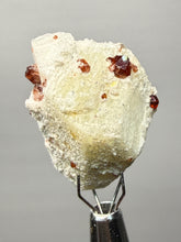 Load image into Gallery viewer, High-Grade Naturally Faceted Red Spessartine Garnet on Matrix — Skardu, Pakistan