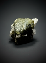 Load image into Gallery viewer, Dark Green Cap Stak Nala Tourmaline and Cleavelandite – Haramosh Mountains, Pakistan | Thumbnail Specimen