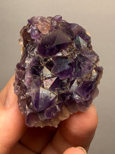 Load image into Gallery viewer, Premium Hematite-Phantom Deep Magenta Ametrine Cluster | Deccan Traps, India | Collector Mineral Specimen