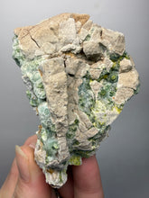 Load image into Gallery viewer, High-Grade Green Wavellite Collectors Specimen - Radiating Botryoidal Crystal Formation - Arkansas, USA