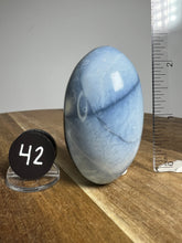 Load image into Gallery viewer, Lingam - Blue Opal with Chalcedony from India